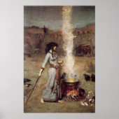 "The Magic Circle" John William Waterhouse Poster (Vorne)
