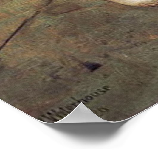 The Magic Circle von John William Waterhouse -1886 Poster (Ecke)