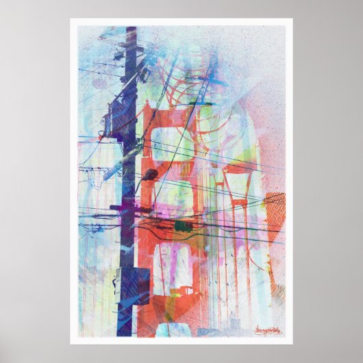 The Magic Electric Golden gate of san Francisco Poster (Vorne)