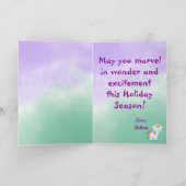The Magic of a Christmas Unicorn Karte (Innenseite)