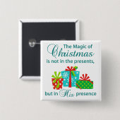 The Magic of Christmas Button (Vorne & Hinten)