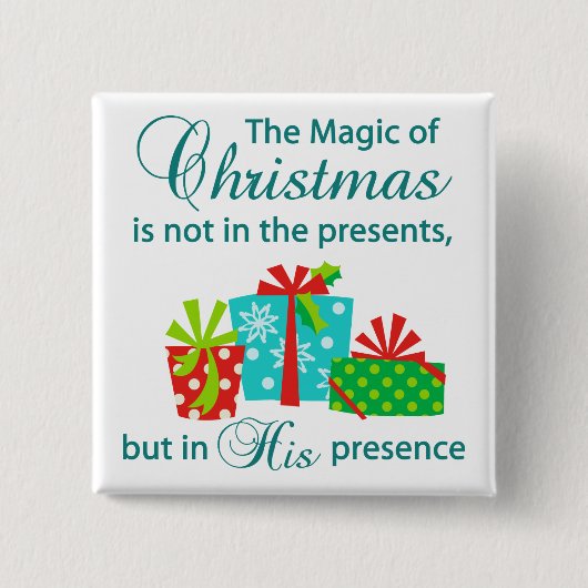 The Magic of Christmas Button (Vorderseite)