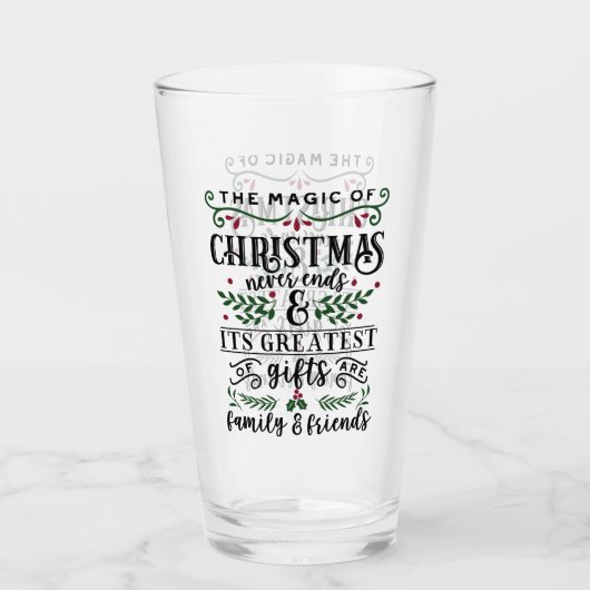 The Magic of Christmas Glas (Vorderseite)