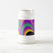 The Magic of Colors , Abstract 3D Rainbowart Bierglas (Mittel)