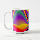 The Magic of Colors , Abstract 3D Rainbowart Kaffeetasse (Links)