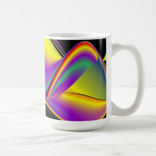 The Magic of Colors , Abstract 3D Rainbowart Kaffeetasse