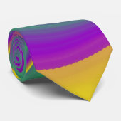 The Magic of Colors , Abstract 3D Rainbowart Krawatte (Gerollt)