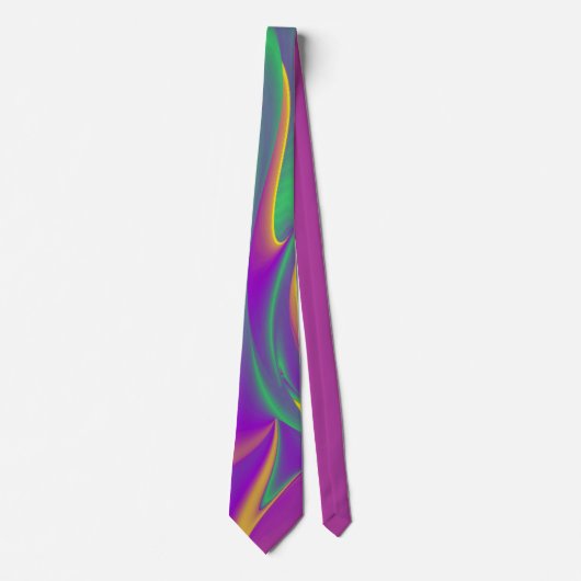 The Magic of Colors , Abstract 3D Rainbowart Krawatte (Vorderseite)