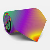 The Magic of Colors , Abstract 3D Rainbowart Krawatte (Gerollt)