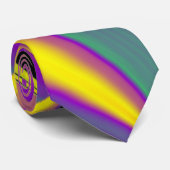 The Magic of Colors , Abstract 3D Rainbowart Krawatte (Gerollt)