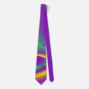 The Magic of Colors , Abstract 3D Rainbowart Krawatte