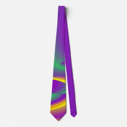 The Magic of Colors , Abstract 3D Rainbowart Krawatte (Vorderseite)