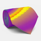 The Magic of Colors , Abstract 3D Rainbowart Krawatte (Gerollt)