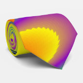 The Magic of Colors , Abstract 3D Rainbowart Krawatte (Gerollt)