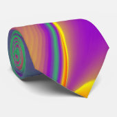 The Magic of Colors , Abstract 3D Rainbowart Krawatte (Gerollt)