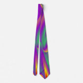 The Magic of Colors , Abstract 3D Rainbowart Krawatte (Rückseite)
