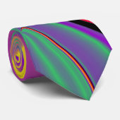 The Magic of Colors , Abstract 3D Rainbowart Krawatte (Gerollt)