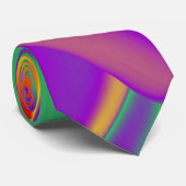 The Magic of Colors , Abstract 3D Rainbowart Krawatte (Gerollt)
