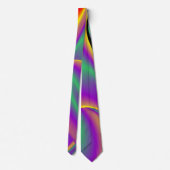 The Magic of Colors , Abstract 3D Rainbowart Krawatte (Rückseite)