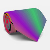 The Magic of Colors , Abstract 3D Rainbowart Krawatte (Gerollt)