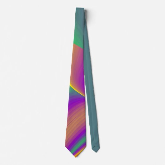 The Magic of Colors , Abstract 3D Rainbowart Krawatte (Vorderseite)