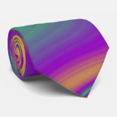 The Magic of Colors , Abstract 3D Rainbowart Krawatte (Gerollt)