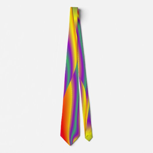 The Magic of Colors , Abstract 3D Rainbowart Krawatte (Vorderseite)