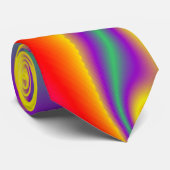 The Magic of Colors , Abstract 3D Rainbowart Krawatte (Gerollt)