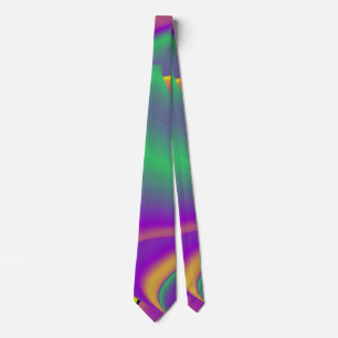 The Magic of Colors , Abstract 3D Rainbowart Krawatte