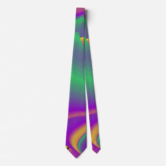 The Magic of Colors , Abstract 3D Rainbowart Krawatte (Vorderseite)