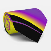 The Magic of Colors , Abstract 3D Rainbowart Krawatte (Gerollt)