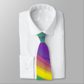 The Magic of Colors , Abstract 3D Rainbowart Krawatte (Gebunden)