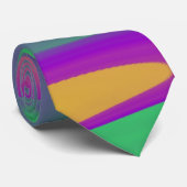 The Magic of Colors , Abstract 3D Rainbowart Krawatte (Gerollt)