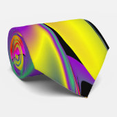 The Magic of Colors , Abstract 3D Rainbowart Krawatte (Gerollt)