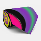 The Magic of Colors , Abstract 3D Rainbowart Krawatte (Gerollt)