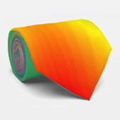 The Magic of Colors , Abstract 3D Rainbowart Krawatte (Gerollt)