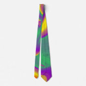 The Magic of Colors , Abstract 3D Rainbowart Krawatte (Rückseite)
