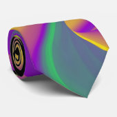 The Magic of Colors , Abstract 3D Rainbowart Krawatte (Gerollt)