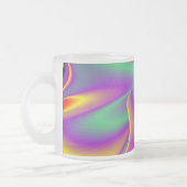 The Magic of Colors , Abstract 3D Rainbowart Mattglastasse (Links)