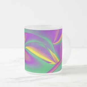 The Magic of Colors , Abstract 3D Rainbowart Mattglastasse