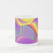The Magic of Colors , Abstract 3D Rainbowart Mattglastasse (Mittel)