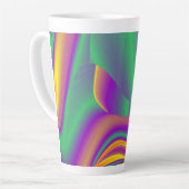 The Magic of Colors , Abstract 3D Rainbowart Milchtasse (Linke Ecke)