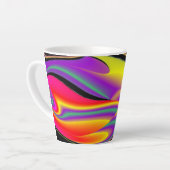 The Magic of Colors , Abstract 3D Rainbowart Milchtasse (Linke Ecke)
