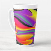 The Magic of Colors , Abstract 3D Rainbowart Milchtasse (Linke Ecke)