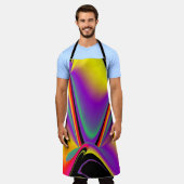 The Magic of Colors , Abstract 3D Rainbowart Schürze (Getragen)