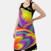 The Magic of Colors , Abstract 3D Rainbowart Schürze (InSitu)