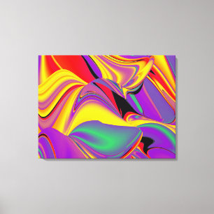 The Magic of Colors Abstrakte 3D-Rainbowart-Leinwa Leinwanddruck