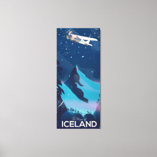 The Magic of Island travel poster Leinwanddruck