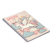 The Magic of Unicorns (Anpassen mit Namen) Notizblock (Rechte Seite)