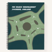The Magic Roundabout, Swindon, England Notizblock (Vorderseite)